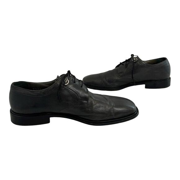 Moreschi Mens Size 10 Gray Leather Lace Up Oxford main image 4